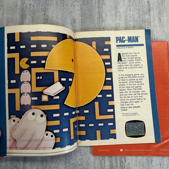 Vintage Atari 2600 Video Computer System Catalog 45 Game Program Cartridges 1981 - Picture 5 of 8